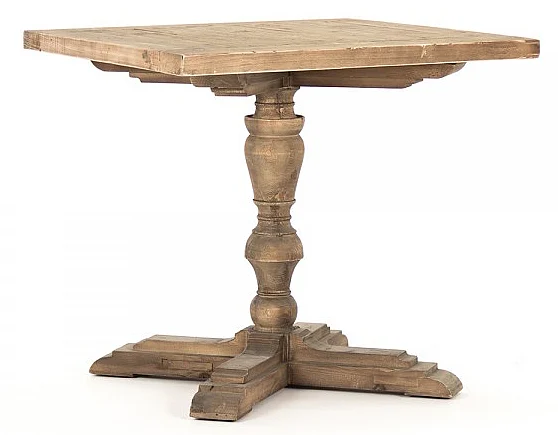 Zentique Timeo Square Table in Old Pine HS137
