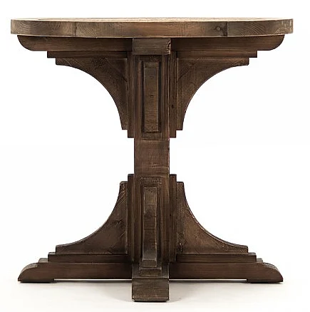 Zentique Leah Round Table in Old Pine HS138