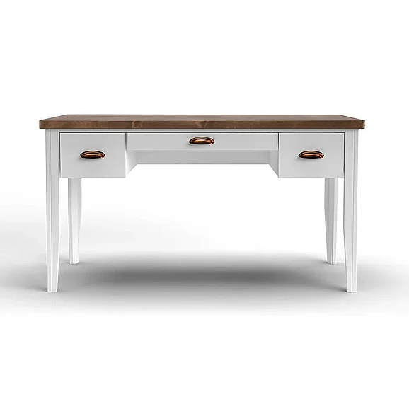 Legends Hampton Writing Desk in Jasmine Whitewash/Barnwood HT6210.BJW