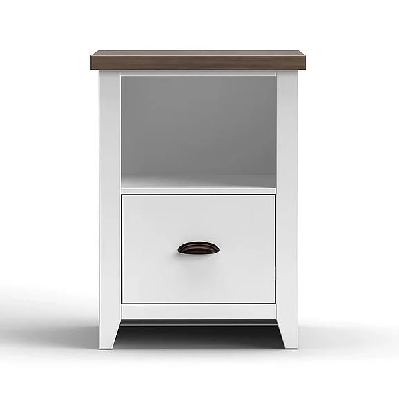Legends Hampton File Cabinet in Jasmine Whitewash/Barnwood HT6805.BJW