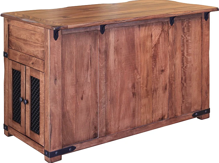IFD Parota 3 Drawer Kitchen Island IFD866ISLAND