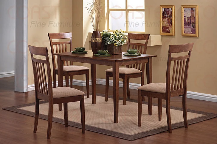 Coaster 5pc Dining Set in Brown 150430