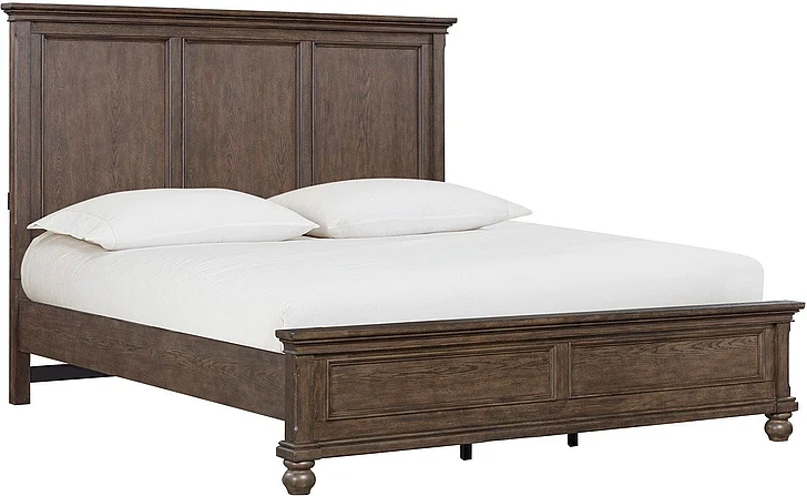 Aspenhome Oxford Queen Panel Bed in Cocoa