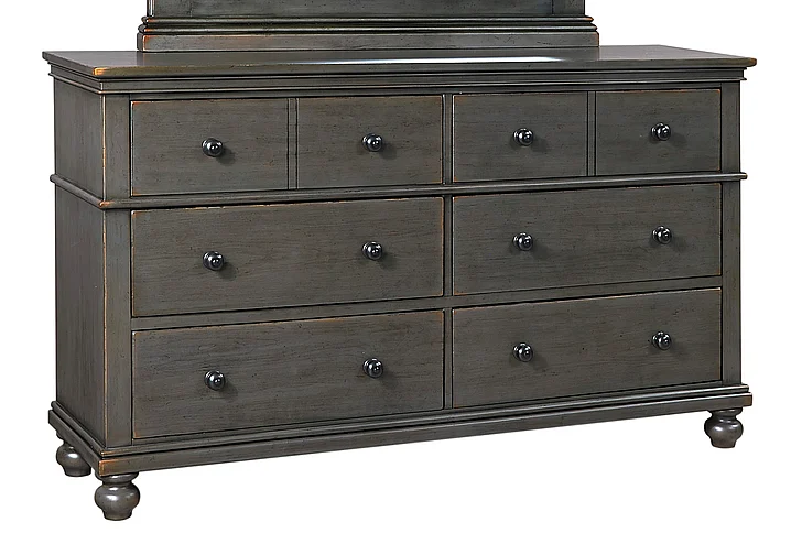 Aspenhome Oxford 6 Drawer Dresser in Peppercorn I07-453-PEP-2
