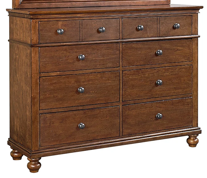 Aspenhome Oxford 8 Drawer Chesser in Whiskey Brown I07-455-WBR