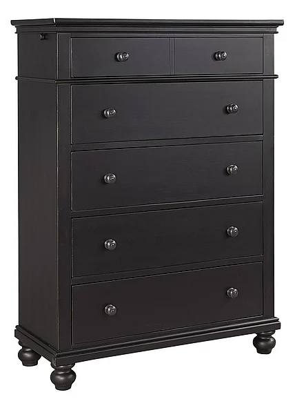 Aspenhome Oxford Chest in Black I07-456-BLK