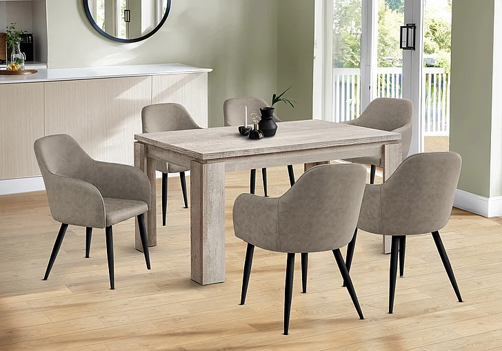 Monarch Specialties Nathaniel 60" Rectangular Dining Table Beige Laminate I 1088