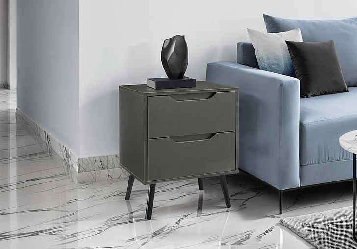 Monarch Specialties Daphne Accent Table Grey Laminate I 3690