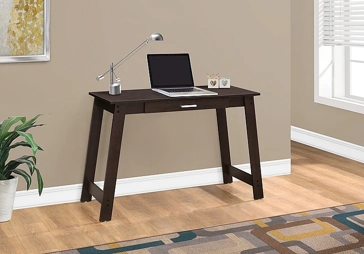 Monarch Specialties Roxane Computer Desk Brown Laminate I 7190
