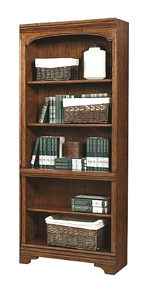 Aspenhome Hawthorne Open Bookcase in Brown Cherry I26-333