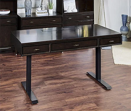 Aspenhome Sutton 60inch Lift Top Desk in French Roast I3048-360T