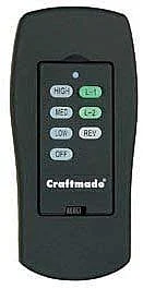 Craftmade ICS 3-Speed Wall Control w/ Clamshell, Up-light, Down-light and Reverse functions ICS-REMOTE