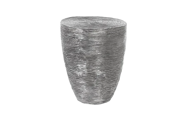 Phillips Collection Ripple Side Table in Aluminum ID100694