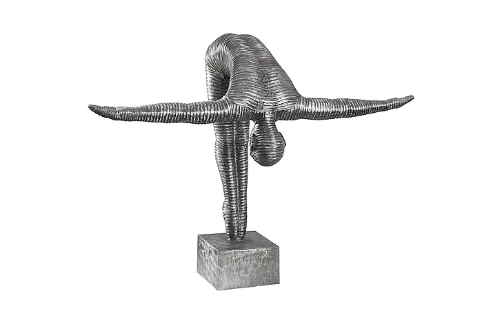 Phillips Collection Small Bending Diver Sculpture in Aluminum ID103557