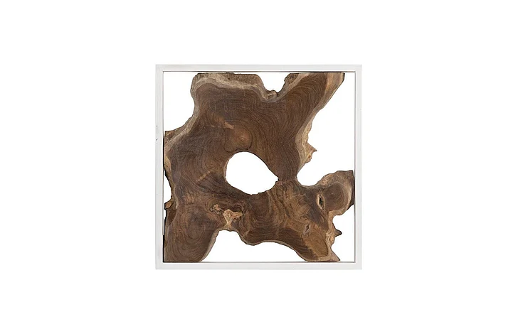 Phillips Collection Framed Slice Wall Tile in White Frame ID105514