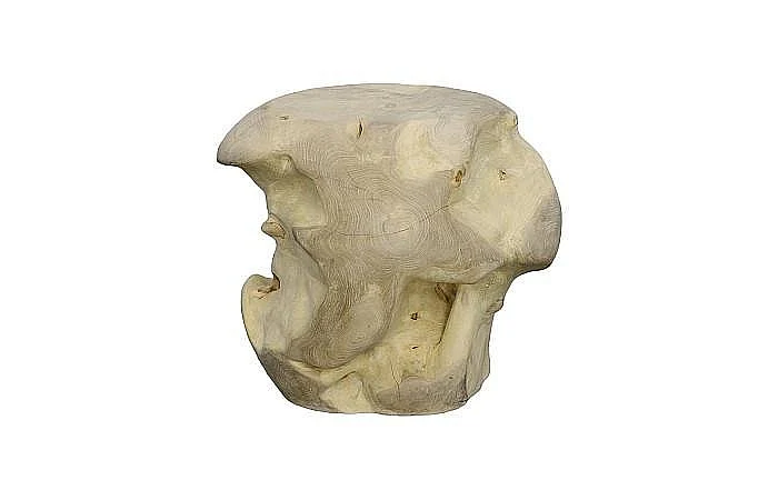 Phillips Collection Teak Wood Ball Sculpture in Bleached ID111476