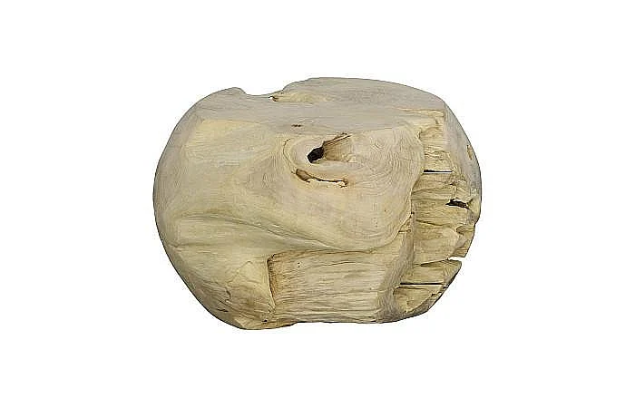 Phillips Collection Teak Wood Ball Sculpture in Bleached ID111478