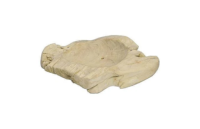 Phillips Collection Teak Wood Bowl in Bleached ID111484