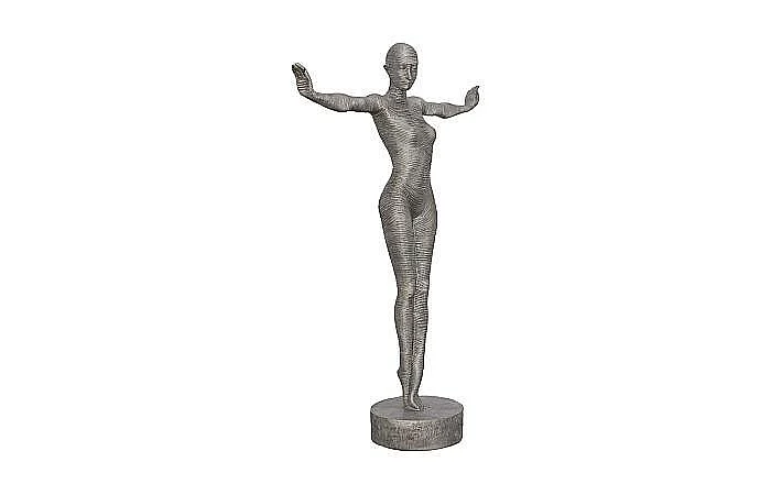 Phillips Collection Outstretched Arms Standing Sculpture in Gray ID113922