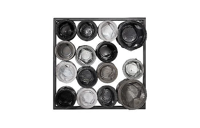 Phillips Collection Paint Can Small Square Wall Art in Mixed Neutrals ID115080