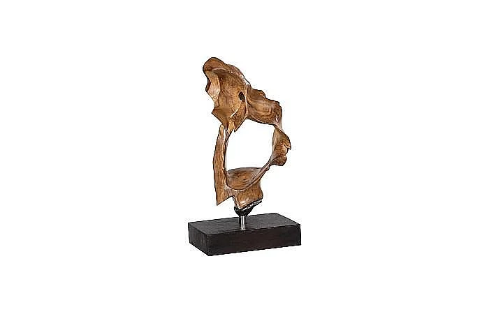 Phillips Collection Metallurgy Wood Sculpture Iron Base Assorted in Natural ID115583