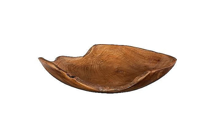 Phillips Collection Teak Wood Bowl in Natural ID115632