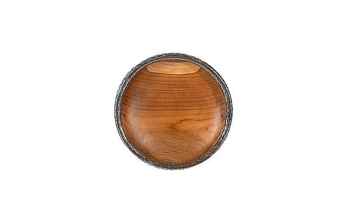 Phillips Collection Teak Wood Bowl Wall Art Small in Natural ID115647