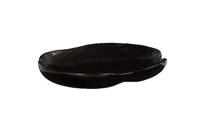 Phillips Collection Teak Wood Bowl in Black ID117212