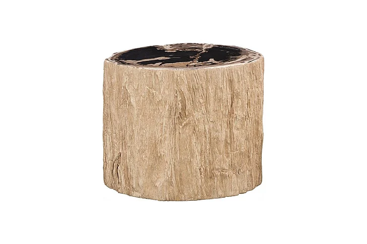 Phillips Collection Chaka Petrified Stool, Rough, Cream ID119997