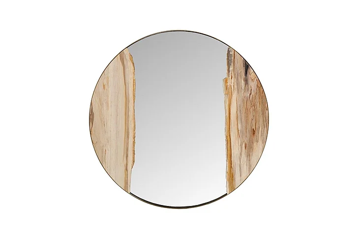 Phillips Collection Petrified River Mirror, Brass Frame, Large ID119999