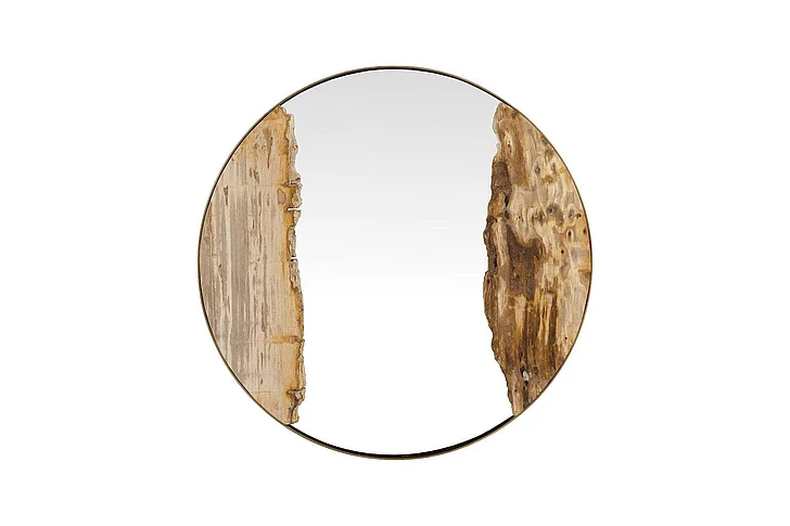 Phillips Collection Petrified River Mirror, Brass Frame, Small ID120000