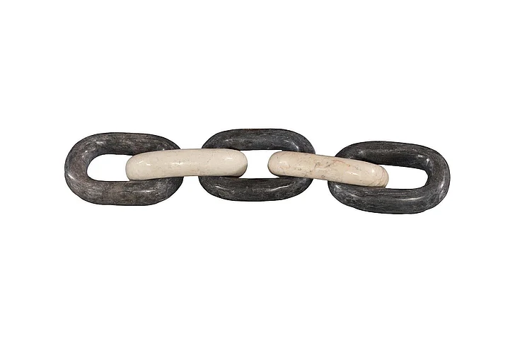 Phillips Collection Marble Quad Link Chain, Mixed ID120009