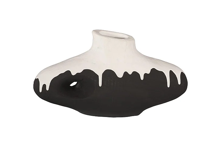 Phillips Collection Porcelain Drip Vase, Wide ID120043