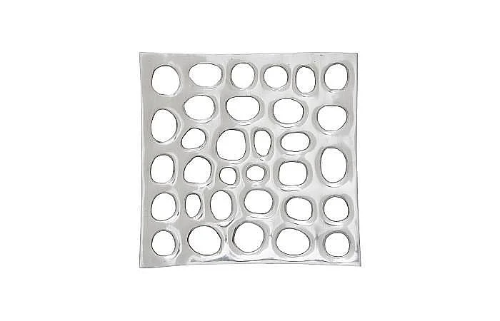 Phillips Collection Polka Dot Wall Tile in Silver ID66373