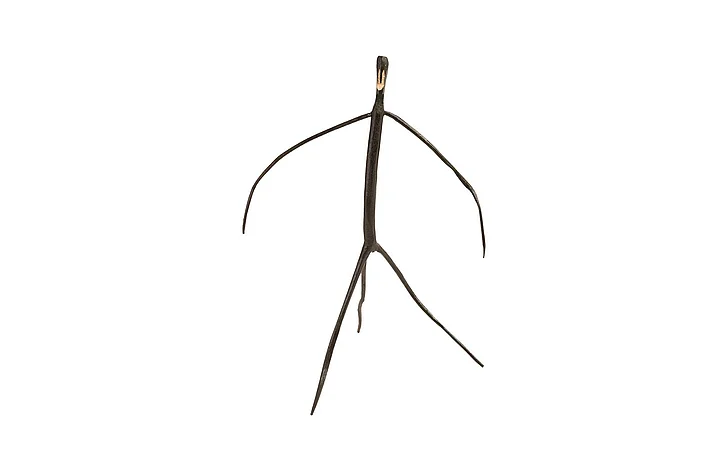Phillips Collection Medium Abstract Monkey in Painted Black ID76069