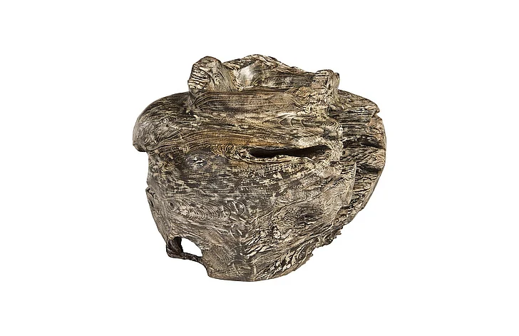 Phillips Collection Teak Planter in Black Wash ID85101
