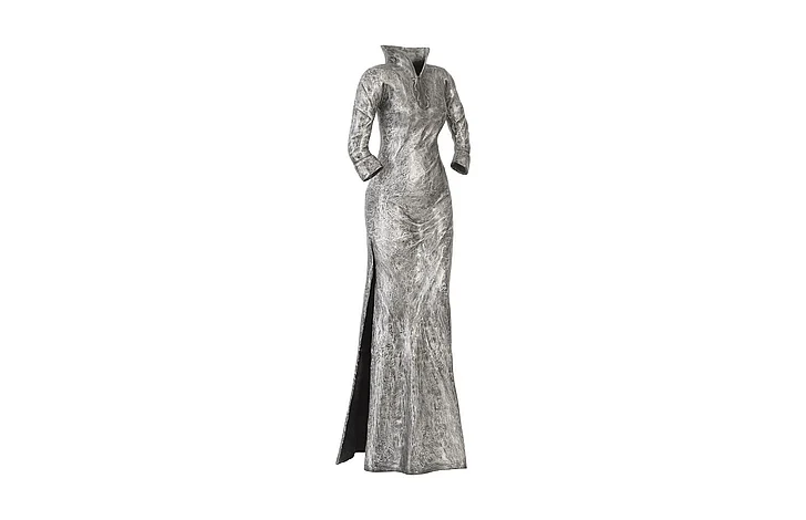 Phillips Collection Long Sleeves Dress Sculpture in Black/Silver ID96057