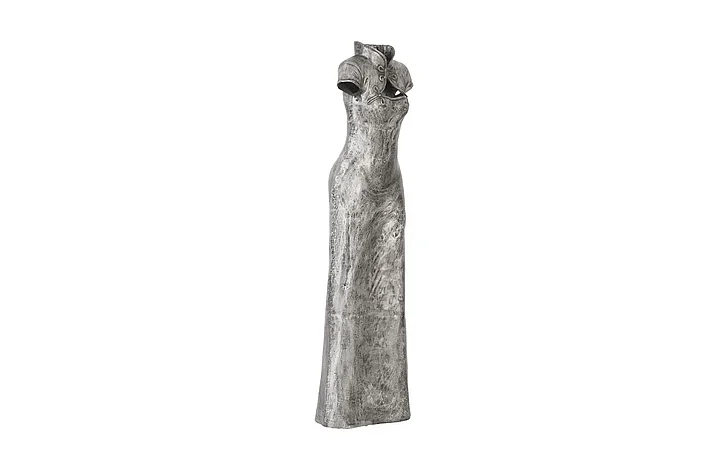 Phillips Collection Short Sleeves Dress Sculpture in Black/Silver ID96058