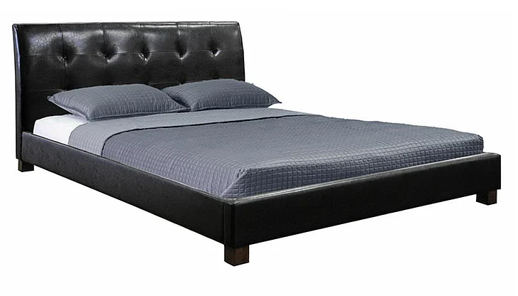 Baxton Studio Hauten Full Modern Bed in Black