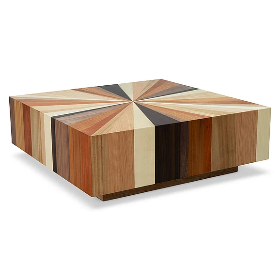 Urbia IE Series Sun Coffee Table - Mixed Wood IE-SUN-CT