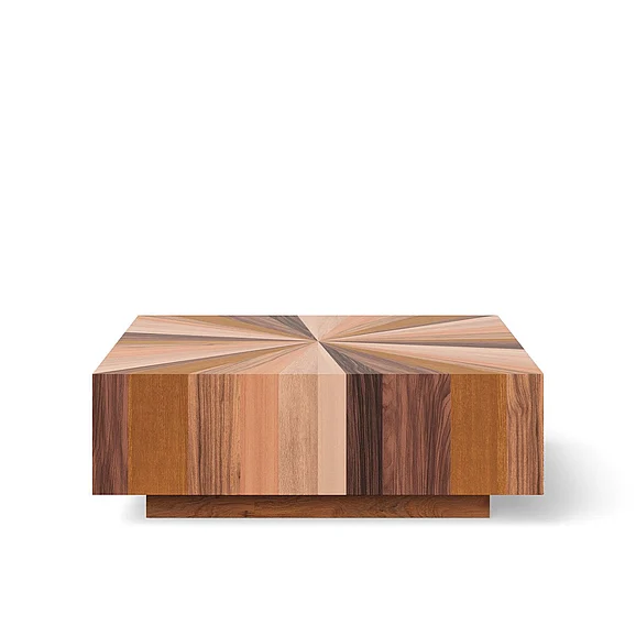 Urbia IE Series Sun Coffee Table - Mixed Wood IE-SUN-CT