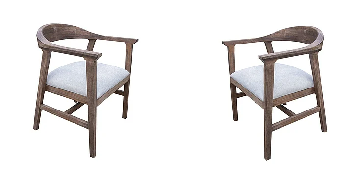 IFD Sahara Chair Brown IFD2951CHRBN (Set of 2)