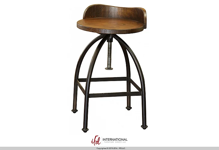 IFD Adjustable Swivel Barstool (Set of 2) IFD359BS2430