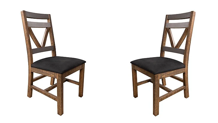 IFD Loft Brown Chair Multicolor (Set of 2) IFD6443CHR