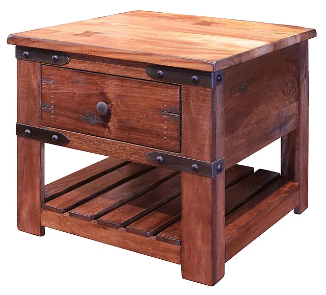 IFD Parota 1 Drawer End Table IFD866END