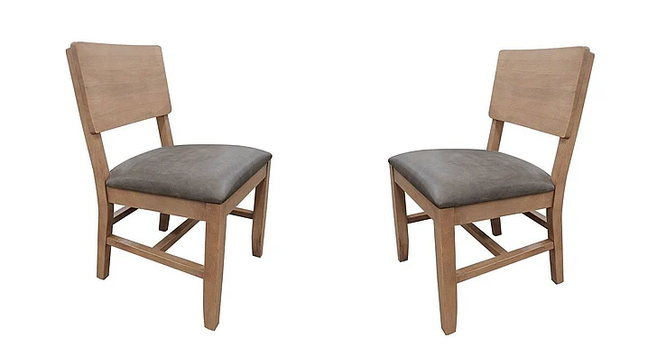 IFD Natural Parota Chair Brown (Set of 2) IFD8682CHR