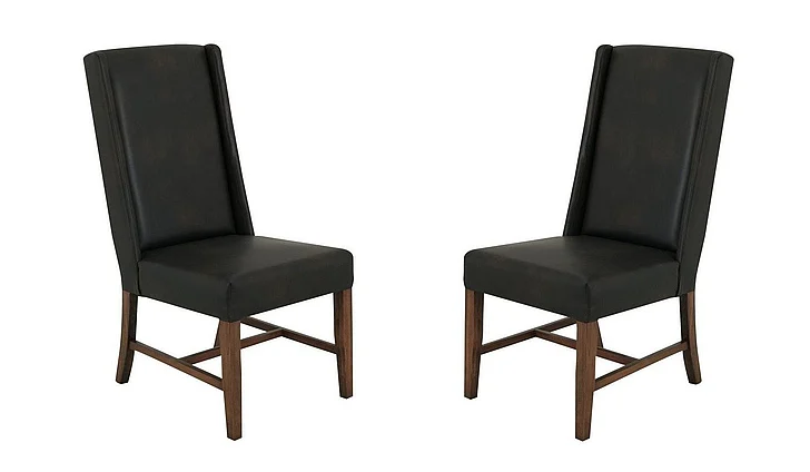 IFD Riverwood Upholstered Chair Brown (Set of 2) IFD8841CHU