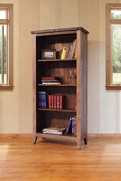 IFD Antique Multicolor 70" Bookcase IFD966BKCS-70