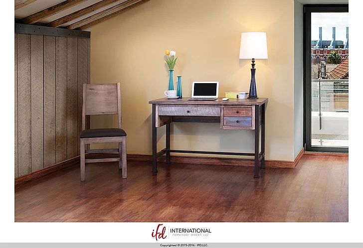 IFD Antique Multicolor Writing Desk IFD968DESK