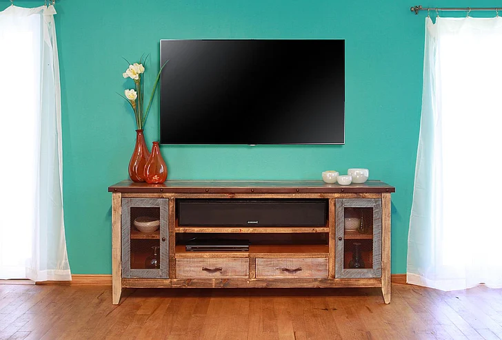 IFD Antique 76" TV Stand IFD968STAND